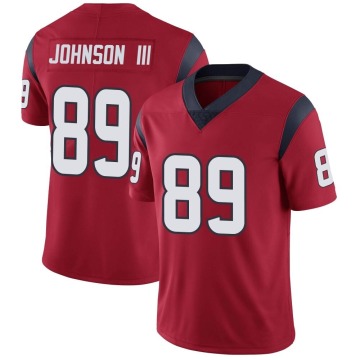 Johnny Johnson III Men's Red Limited Alternate Vapor Untouchable Jersey