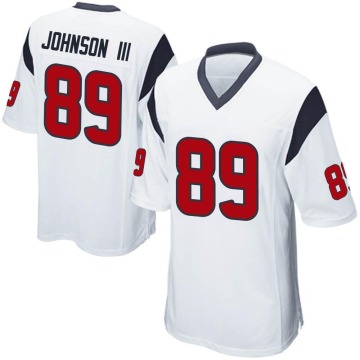 Johnny Johnson III Youth White Game Jersey