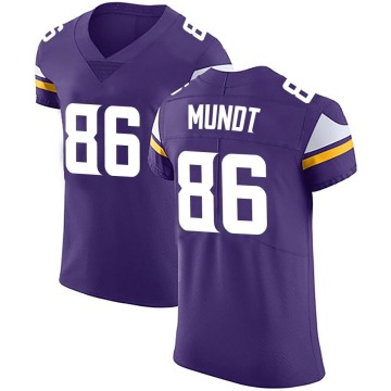 Johnny Mundt Men's Purple Elite Team Color Vapor Untouchable Jersey