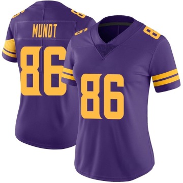 Johnny Mundt Women's Purple Limited Color Rush Jersey