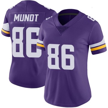 Johnny Mundt Women's Purple Limited Team Color Vapor Untouchable Jersey