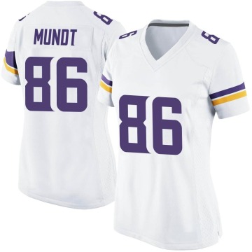 Johnny Mundt Women's White Game Jersey