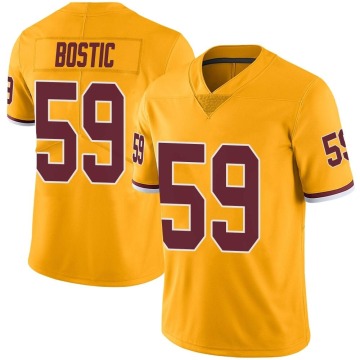 Jon Bostic Men's Gold Limited Color Rush Jersey