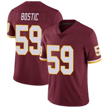 Jon Bostic Youth Limited Burgundy Team Color Vapor Untouchable Jersey