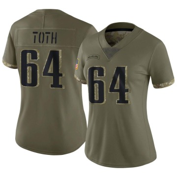Jon Toth Women's Olive Limited 2022 Salute To Service Jersey