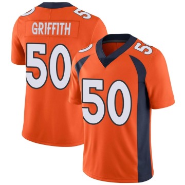 Jonas Griffith Youth Orange Limited Team Color Vapor Untouchable Jersey