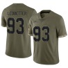 Jonathan Ledbetter Youth Olive Limited 2022 Salute To Service Jersey