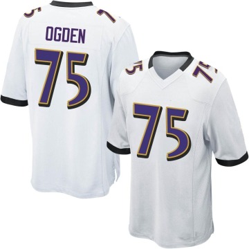 Jonathan Ogden Youth White Game Jersey