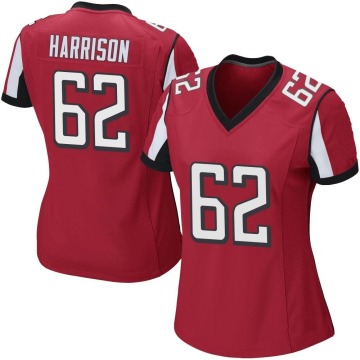Jonotthan Harrison Women's Red Game Team Color Jersey
