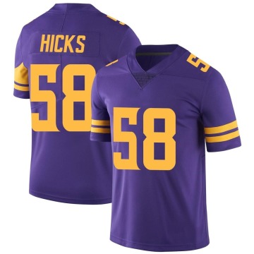 Jordan Hicks Men's Purple Limited Color Rush Jersey