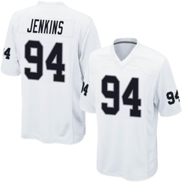 Jordan Jenkins Men's White Game Jersey