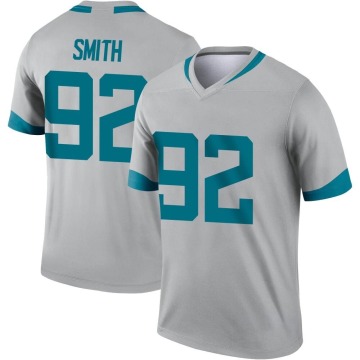 Jordan Smith Youth Legend Silver Inverted Jersey