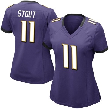 Jordan Stout Women's Purple Limited Team Color Vapor Untouchable Jersey