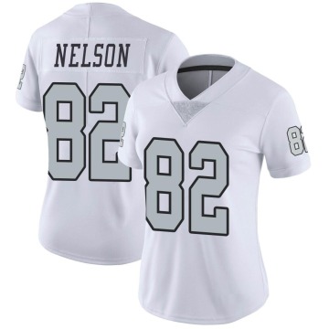 Jordy Nelson Women's White Limited Color Rush Jersey