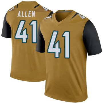 Josh Allen Youth Gold Legend Color Rush Bold Jersey