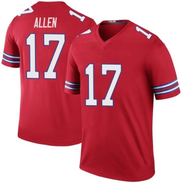 Josh Allen Youth Red Legend Color Rush Jersey