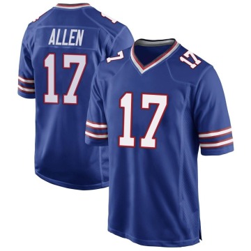 Josh Allen Youth Royal Blue Game Team Color Jersey