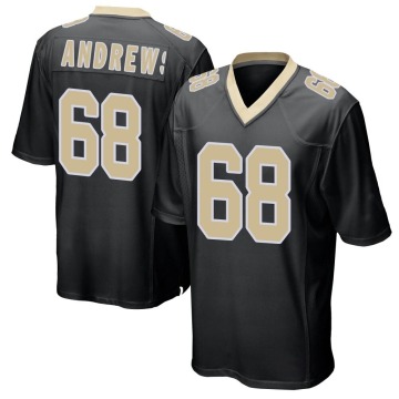 Josh Andrews Youth Black Game Team Color Jersey