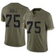 Josh Ball Youth Olive Limited 2022 Salute To Service Jersey