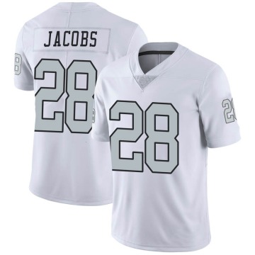 Josh Jacobs Youth White Limited Color Rush Jersey