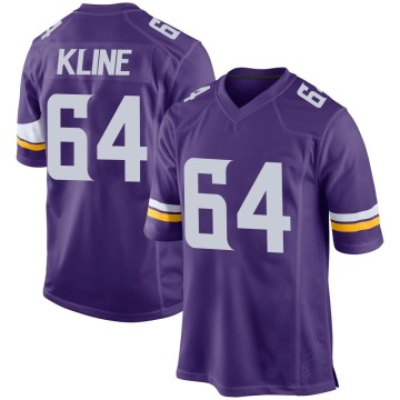 Josh Kline Men's Purple Game Team Color Jersey