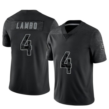 Josh Lambo Men's Black Limited Reflective Jersey