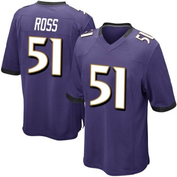 Josh Ross Youth Purple Game Team Color Jersey