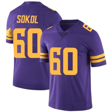 Josh Sokol Men's Purple Limited Color Rush Jersey