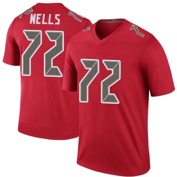 Josh Wells Youth Red Legend Color Rush Jersey