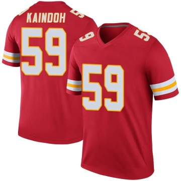 Joshua Kaindoh Youth Red Legend Color Rush Jersey