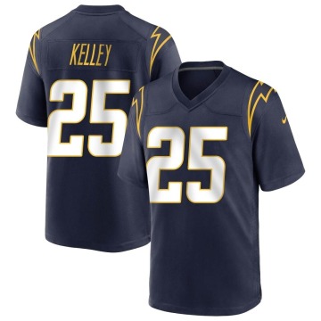 Joshua Kelley Youth Navy Game Team Color Jersey