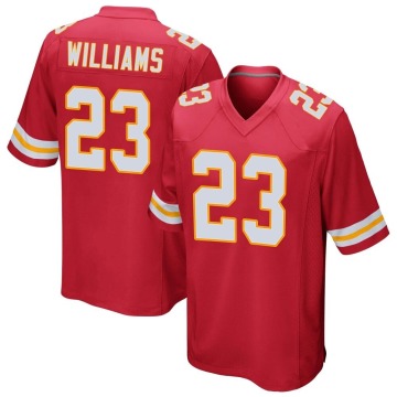 Joshua Williams Youth Red Game Team Color Jersey