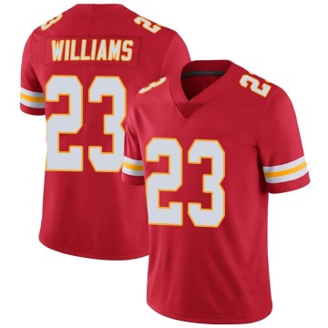 Joshua Williams Youth Red Limited Team Color Vapor Untouchable Jersey