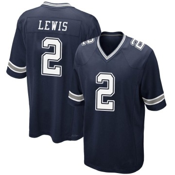 Jourdan Lewis Youth Navy Game Team Color Jersey