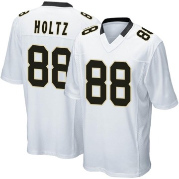 J.P. Holtz Youth White Game Jersey