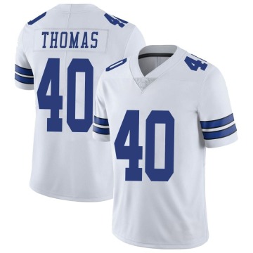 Juanyeh Thomas Youth White Limited Vapor Untouchable Jersey
