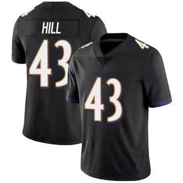Justice Hill Youth Black Limited Alternate Vapor Untouchable Jersey