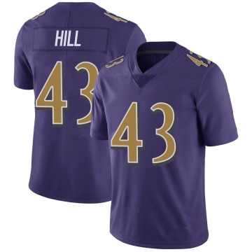 Justice Hill Youth Purple Limited Color Rush Vapor Untouchable Jersey