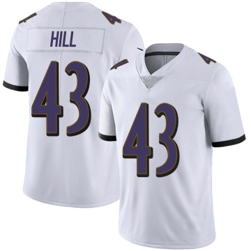 Justice Hill Youth White Limited Vapor Untouchable Jersey