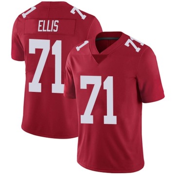 Justin Ellis Youth Red Limited Alternate Vapor Untouchable Jersey