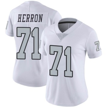 Justin Herron Women's White Limited Color Rush Jersey