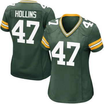 Justin Hollins Women's Green Game Team Color Jersey