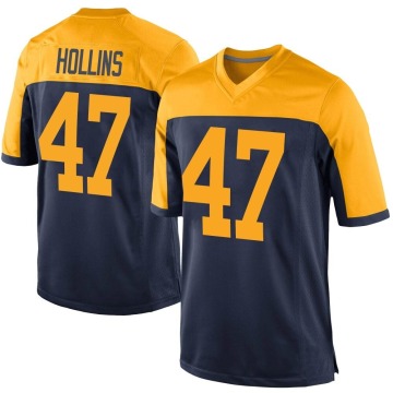 Justin Hollins Youth Navy Game Alternate Jersey