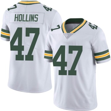 Justin Hollins Youth White Limited Vapor Untouchable Jersey