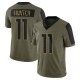 Justin Hunter Men's Olive Limited 2021 Salute To Service Jersey