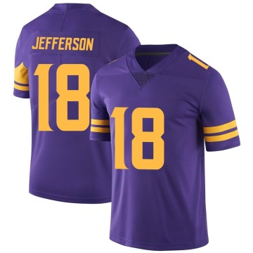 Justin Jefferson Men's Purple Limited Color Rush Jersey