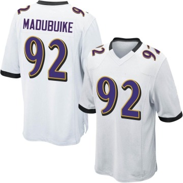Justin Madubuike Youth White Game Jersey