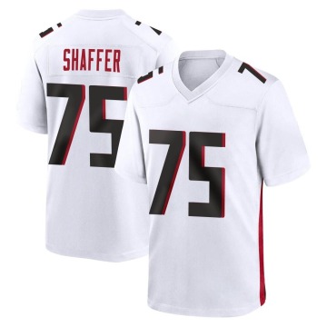 Justin Shaffer Youth White Game Jersey