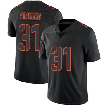 Justin Simmons Men's Black Impact Limited Jersey