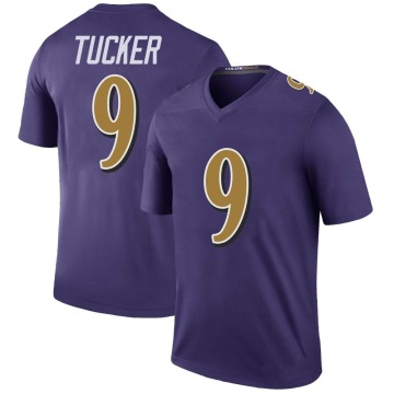 Justin Tucker Youth Purple Legend Color Rush Jersey